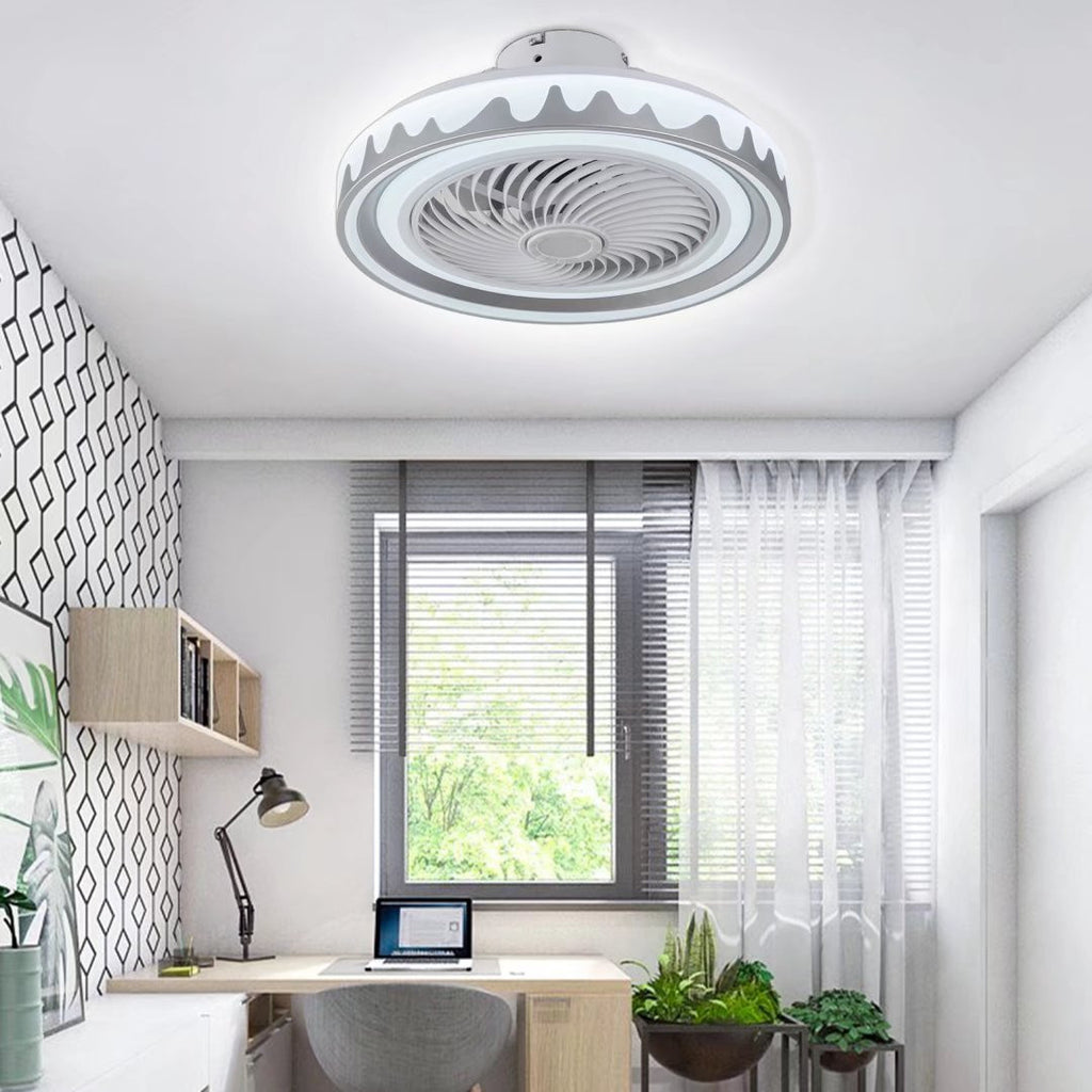 Contemporary Ceiling Fan and Light - 99fab 