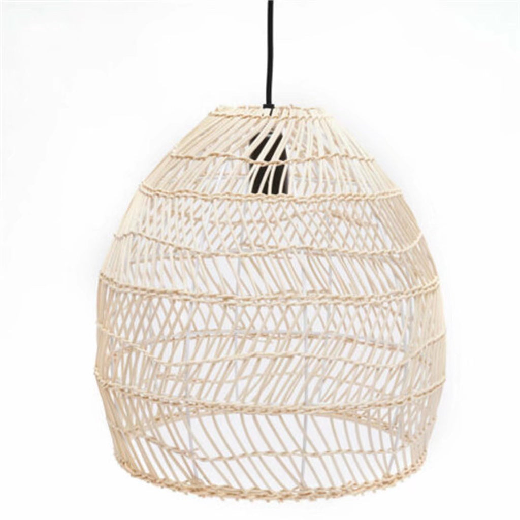 Natural Woven Rattan Hanging Pendant Lamp - 99fab 