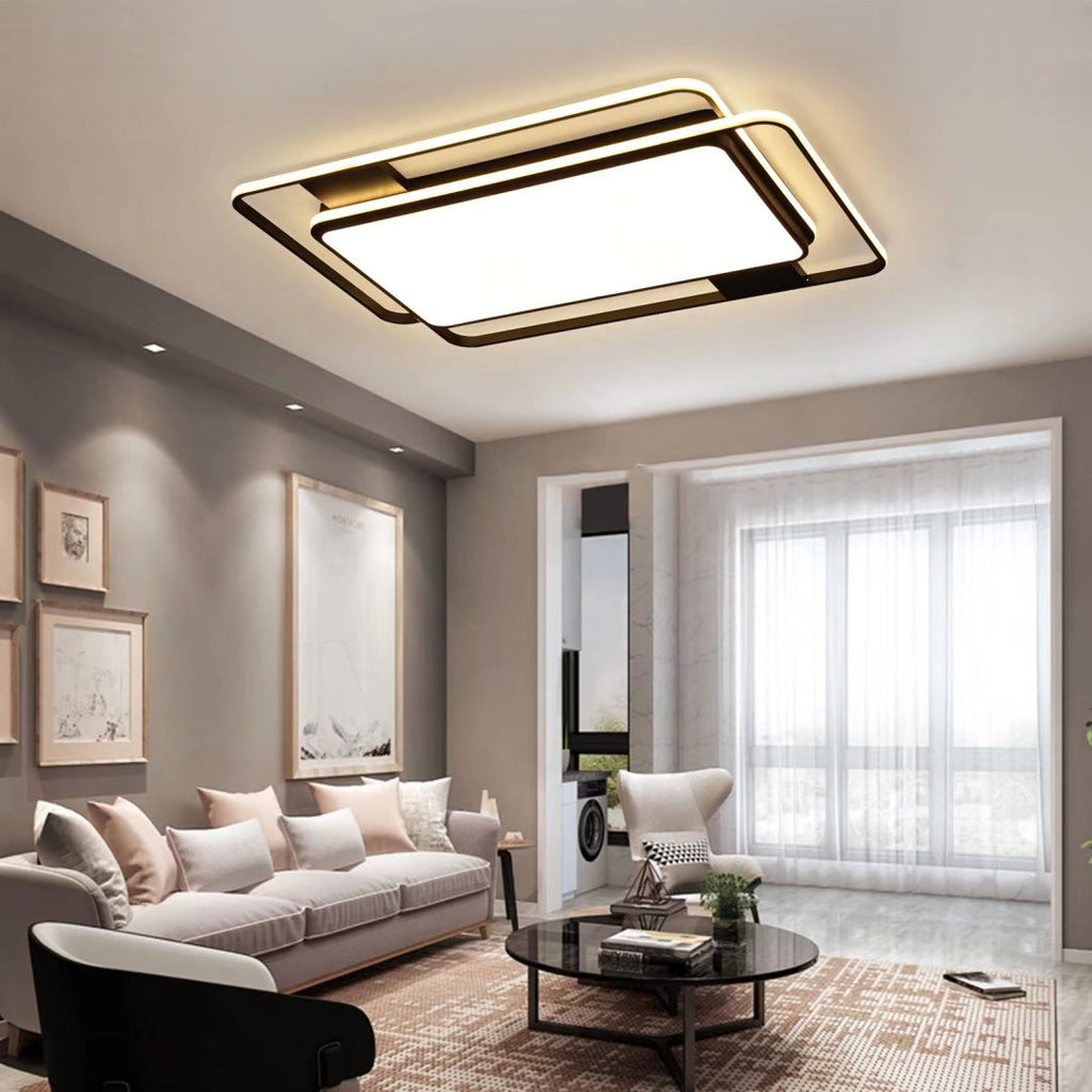 Modern Three Dimensional LED Ceiling Light - 99fab 