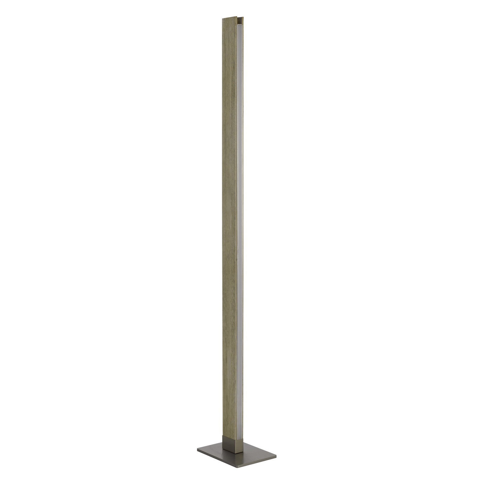 61" Brown Led Traditional Shaped Floor Lamp