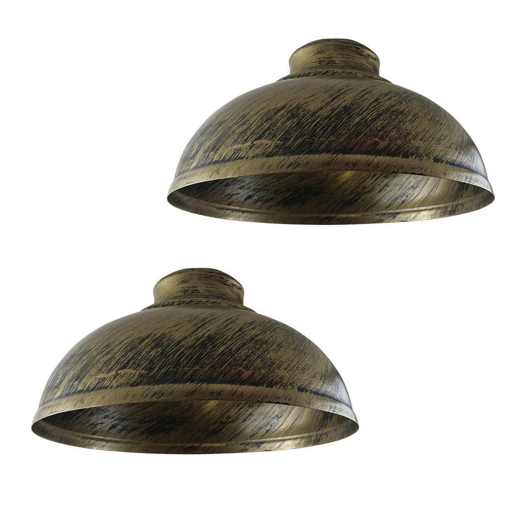 2 Pack Modern Industrial  Lamp Shade With Free Reducer Plate ~1743-20