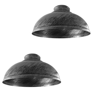 2 Pack Modern Industrial  Lamp Shade With Free Reducer Plate ~1743-3