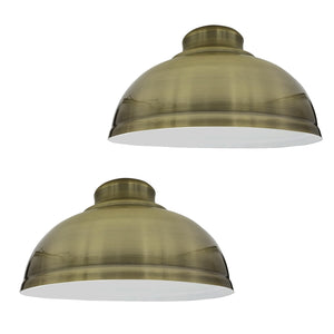 2 Pack Modern Industrial  Lamp Shade With Free Reducer Plate ~1743-13