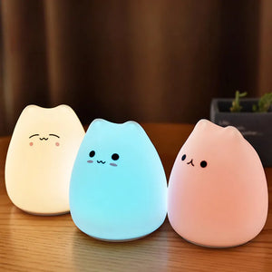 Silicone Touch Sensor LED Night Lamp