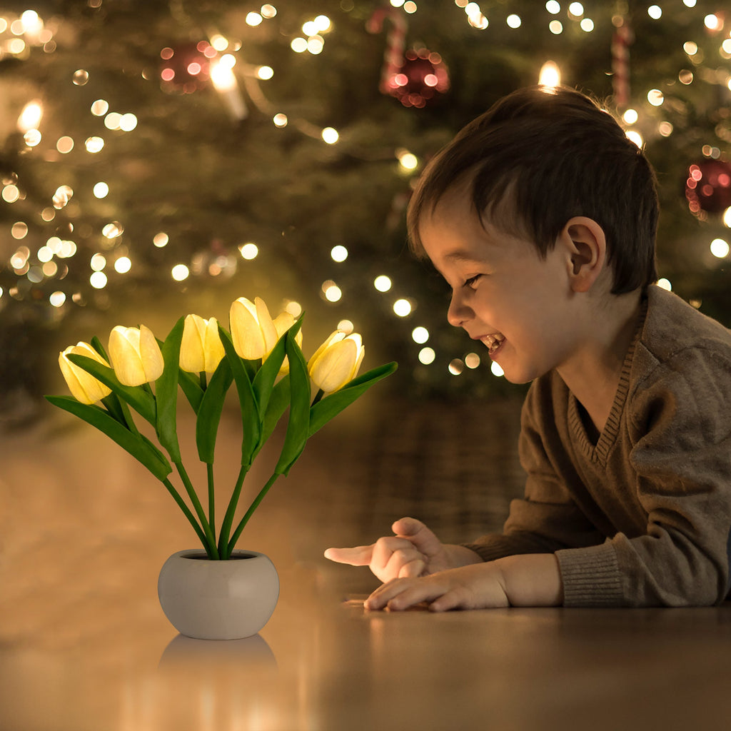 Tulip Glow: LED Flower Light-0