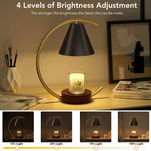 Dimmable Electric Candle Warmer with Timer and Bulbs-1