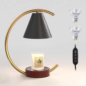 Dimmable Electric Candle Warmer with Timer and Bulbs-8