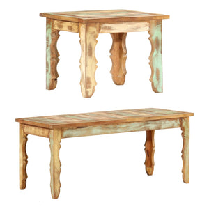 vidaXL Coffee Table Accent Console Table for Living Room Solid Reclaimed Wood-3