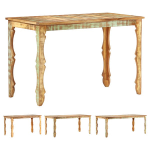 vidaXL Dining Table 47.2"x23.6"x29.9" Solid Reclaimed Wood-1