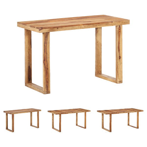 vidaXL Dining Table Kitchen Table Dining Room Dinner Table Solid Wood Sheesham-15