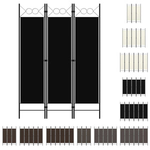 vidaXL Room Divider Freestanding Folding Privacy Screen for Room Separation-40