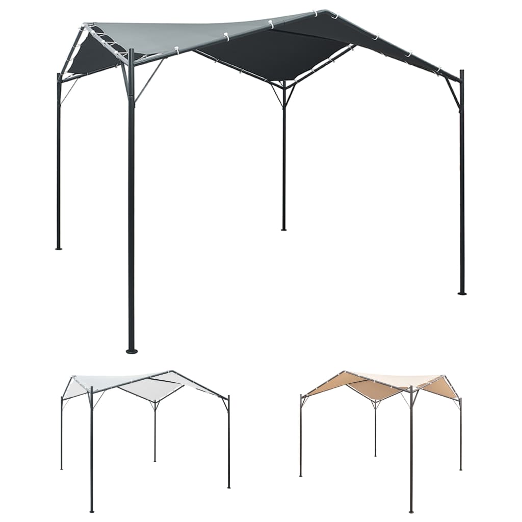 vidaXL Gazebo Pop up Canopy Tent Patio Pavilion Sunshade Party Tent Steel-0