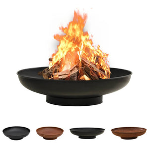 vidaXL Fire Pit Fireplace Outdoor Patio Heater Garden Furnace Fire Bowl Steel-3