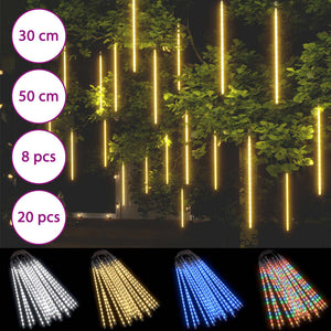 vidaXL Meteor Lights Falling Rain Lights Cascading Christmas Lights for Party-6