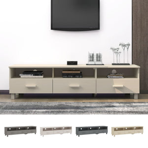 vidaXL TV Stand TV Console Sideboard TV Unit Cupboard HAMAR Solid Wood Pine-7