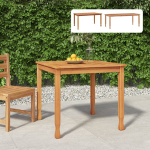 vidaXL Dining Table Rectangular Dining Room Table Furniture Solid Wood Teak-8