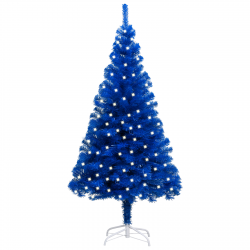 vidaXL Christmas Tree Party Decoration Artificial Tree with LEDs and Stand-115