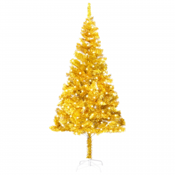 vidaXL Christmas Tree Party Decoration Artificial Tree with LEDs and Stand-8