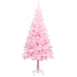 vidaXL Christmas Tree Party Decoration Artificial Tree with LEDs and Stand-44