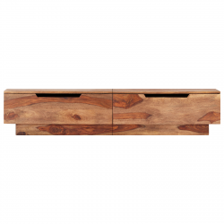 vidaXL TV Stand 57.1"x11.8"x11.8" Solid Wood Sheesham-2