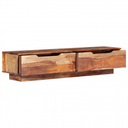 vidaXL TV Stand 57.1"x11.8"x11.8" Solid Wood Sheesham-10