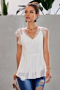 Lace Tank Top with Vest