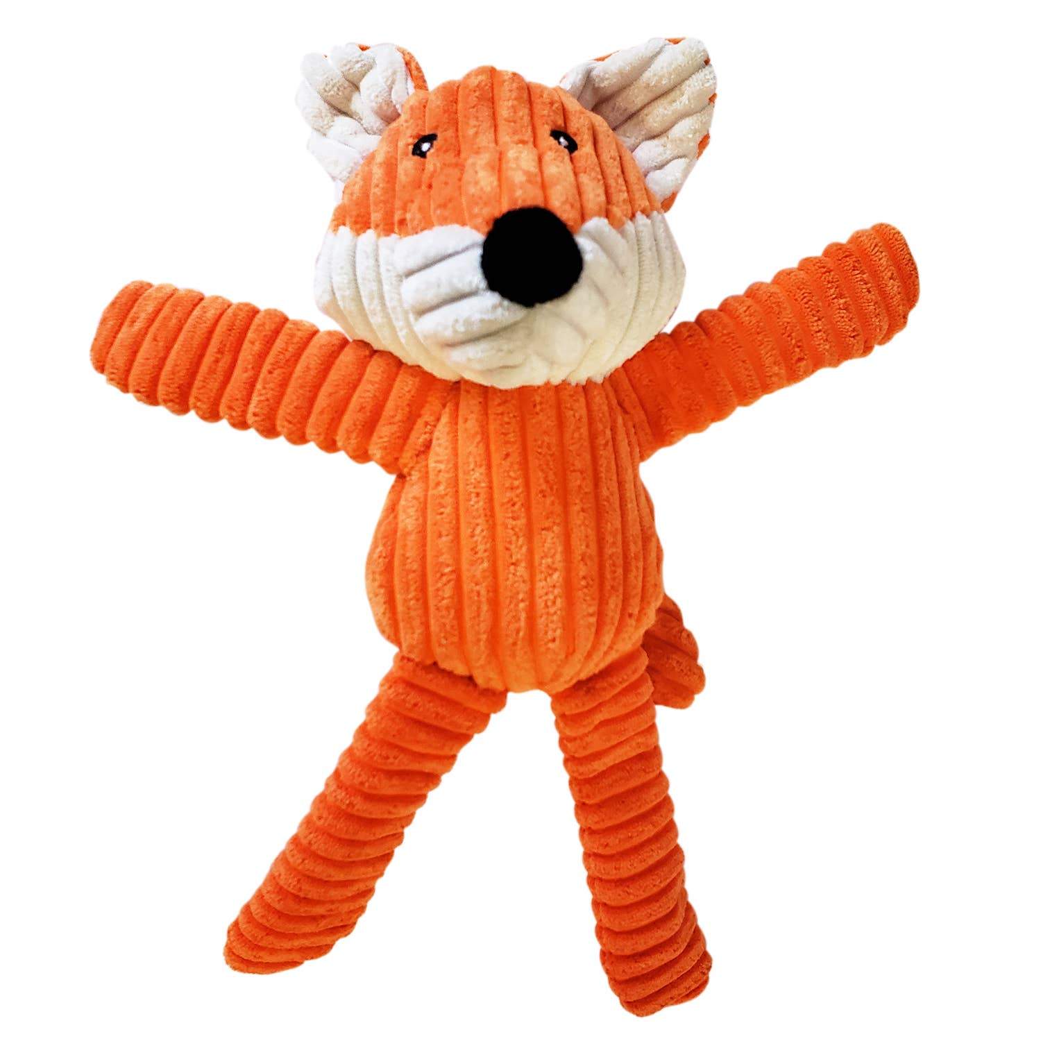 Victor The Fox - Corduroy Squeaker Plush Toy - 12"