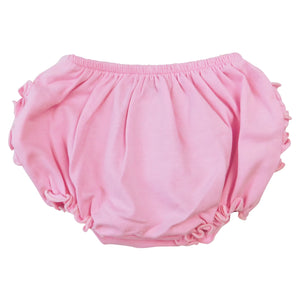 Baby & Toddler Girls Light Pink Knit Ruffled Butt Bloomer Diaper Cover