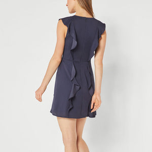 Woven Ruffle Dress 