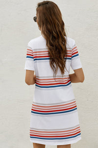 Striped T-Shirt Dress