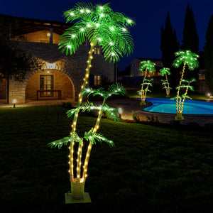 6ft Artificial Lighted Palm Tree-1