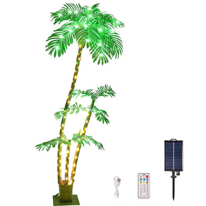 6ft Artificial Lighted Palm Tree-3