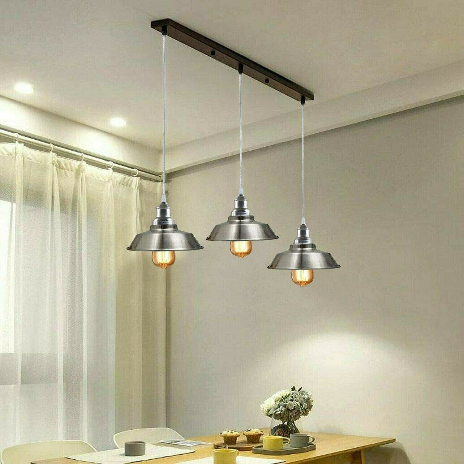 Three-head Metal Bowl Shape Ceiling Pendant Light~ 1720-1