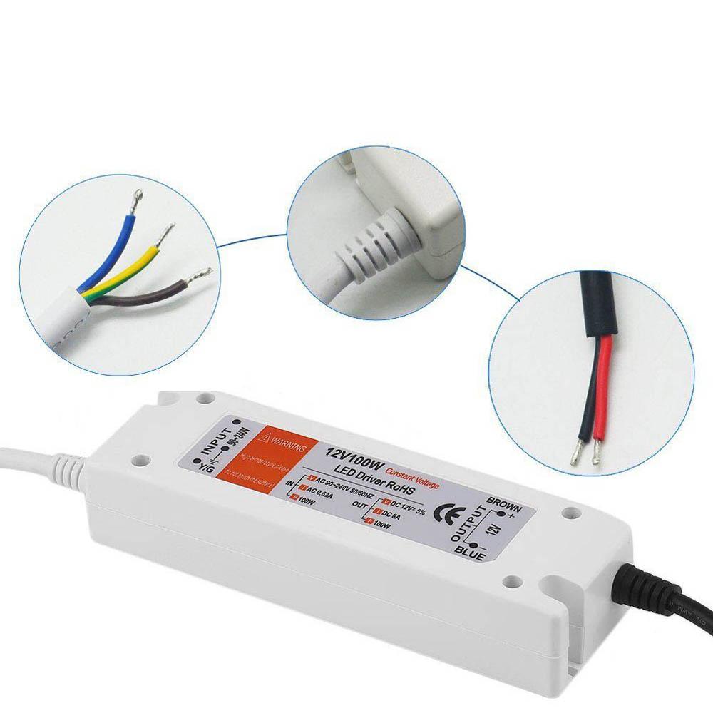 Compact LED Driver 100W AC 230V to DC12V