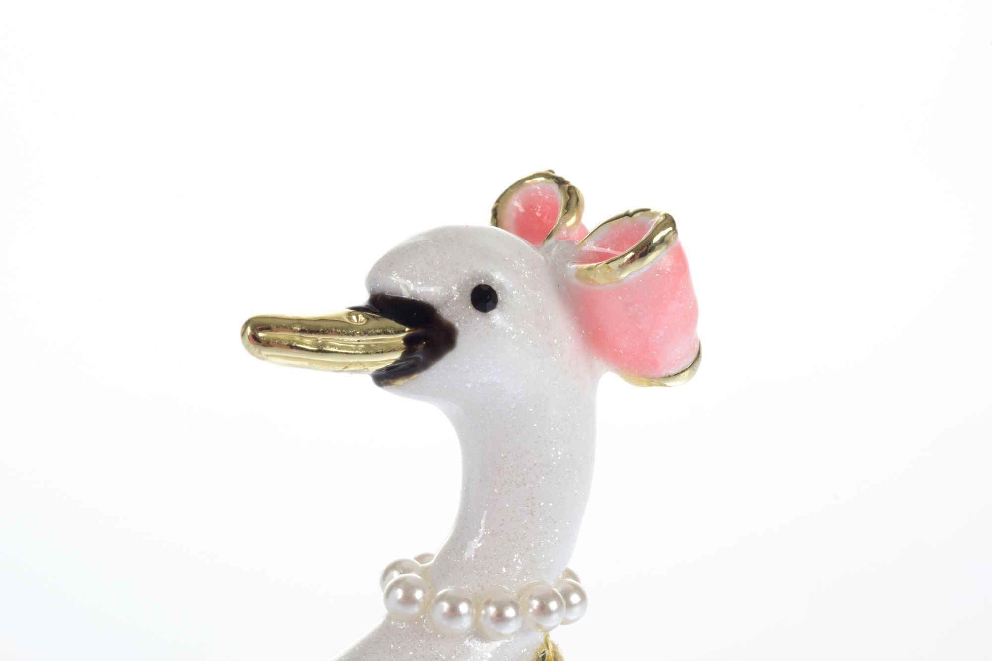 White Goose Trinket Box