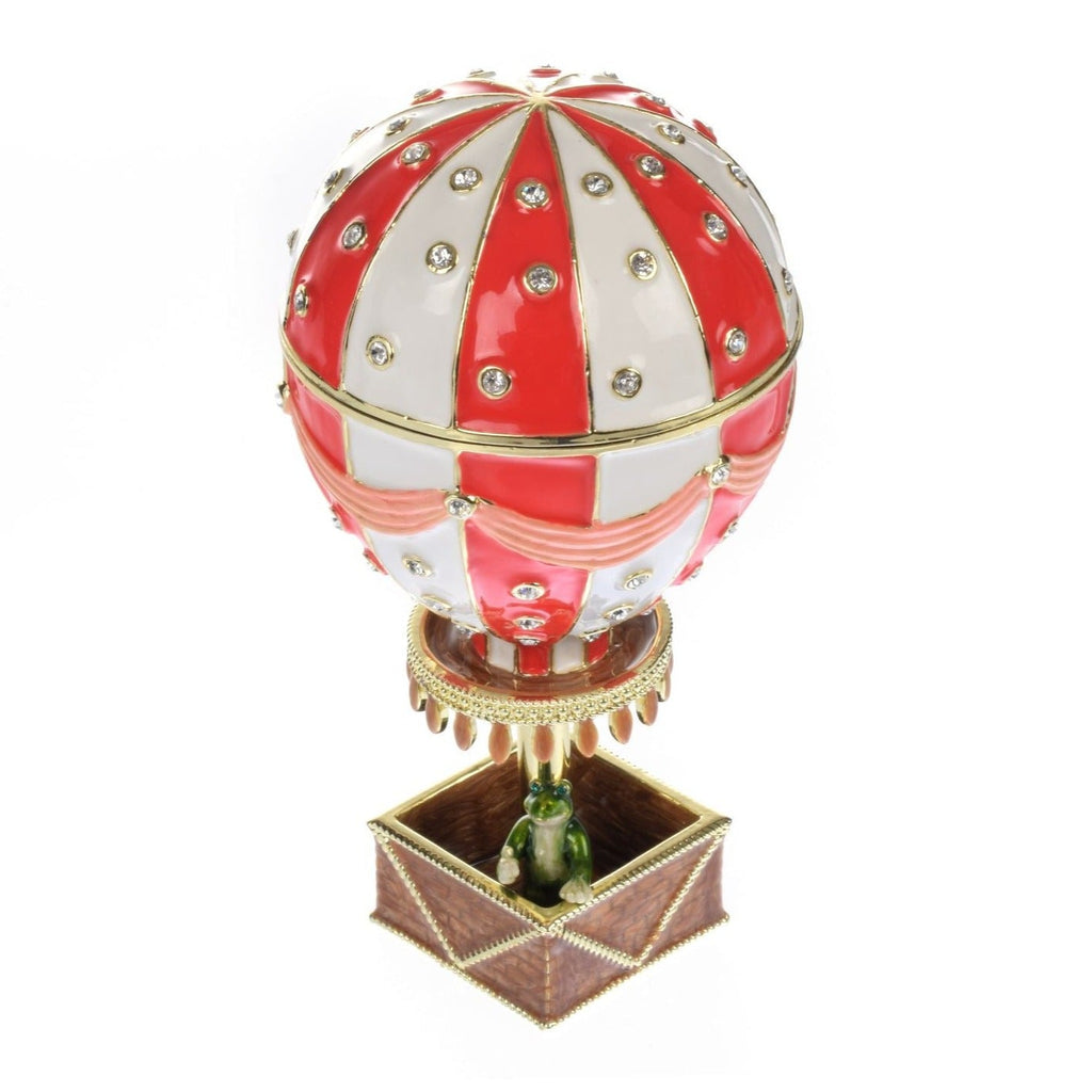 Red Hot air balloon with frog Limited edition 1-250 - 99fab 