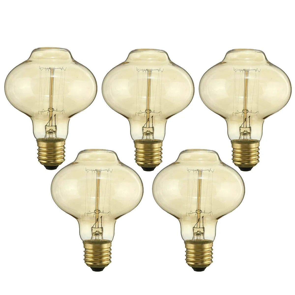 E26 MushRoom 60W Vintage Retro Industrial Filament Bulb 1/2/3/5 Pack-15