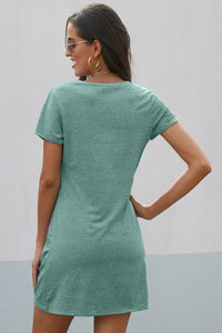 Triblend Side Knot Dress