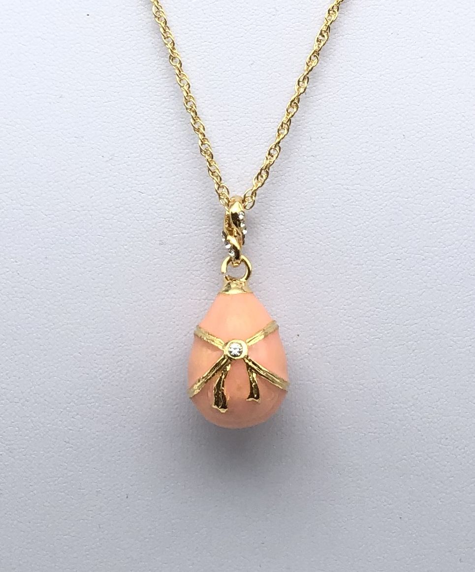 Pink Egg Pendant Necklace - 99fab 