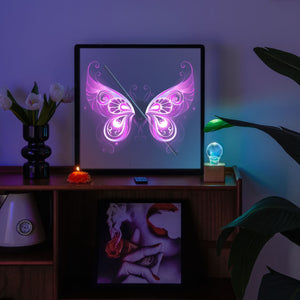 3D Hologram LED Fan With Frame Supports APP & Bluetooth Connectivity-3