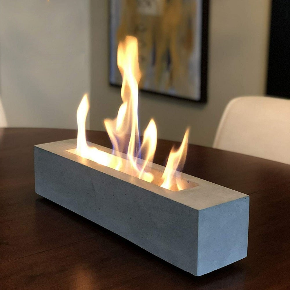 Outdoor Cuboid Burning Fire Pit Portable Concrete Fire Pit