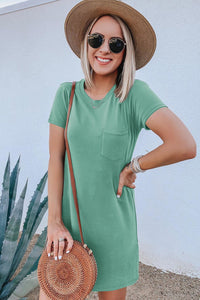 Pocketed T-Shirt Dress