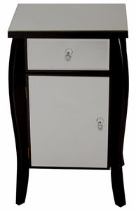 Parisian Bombe White Mirror Cabinet