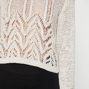 Mixed Knit Pullover