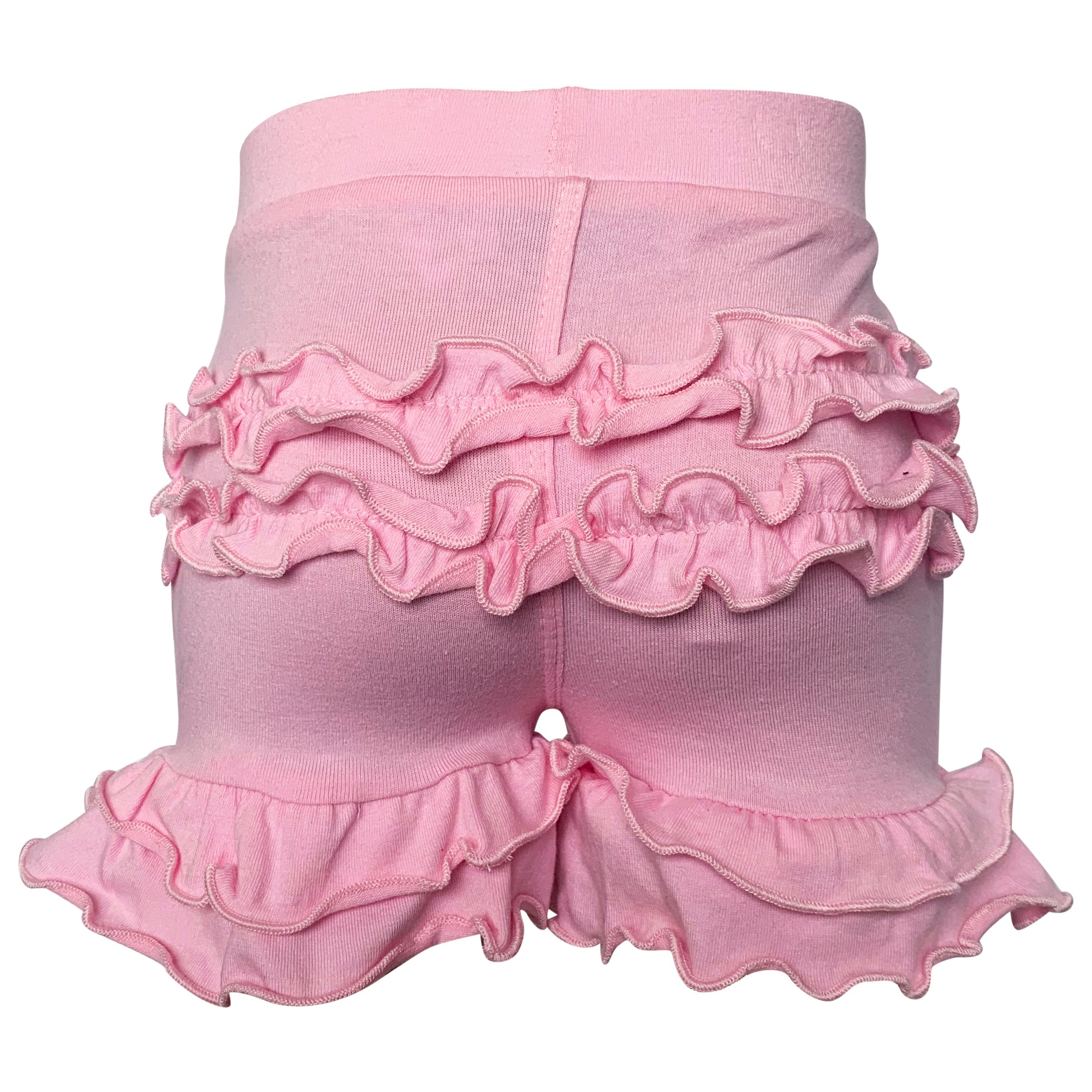 Baby/Toddler Girls Boutique Light Pink Ruffle Butt Shorts (6mo-2-3T)