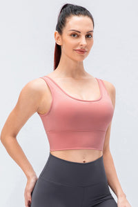 Reversible Cropped Surplice Yoga Tank