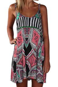 Spaghetti Straps Boho Dress