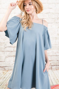 Off Shoulder Swing Dress