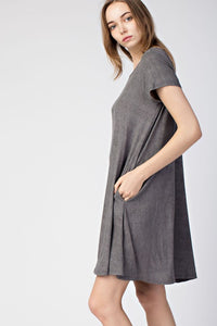 Ribbed Swing Dress