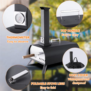 Stainless Steel Outdoor Pizza Oven-3